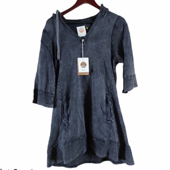 Anthropologie Daily Practice flounce hooded dress XS - Picture 6 of 10